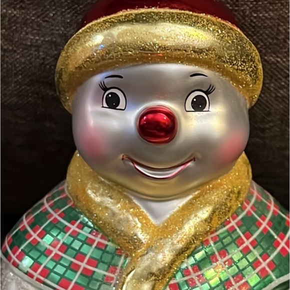 CHRIS RADCO LARGE SNOWMAN TRINKET BOX - Picture 4 of 12